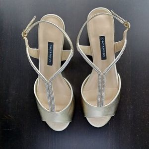 Gold Wedge Heels 👠 Capparros 👠Wedding Sale!